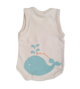 BODY J BIMBI SUMMER Taglia Unica 0-36 mesi - BALENA