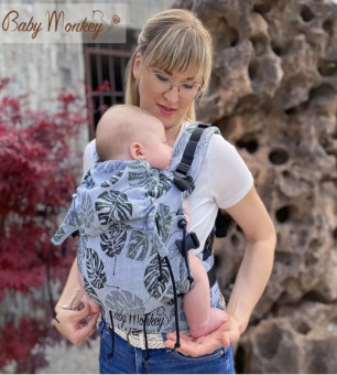 Marsupio ergonomico BABY MONKEY REGOLO NEWBORN RAINFOREST Reverse