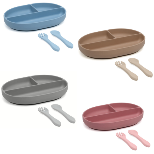 SET PAPPA in SILICONE di alta qualità KIOKIDS