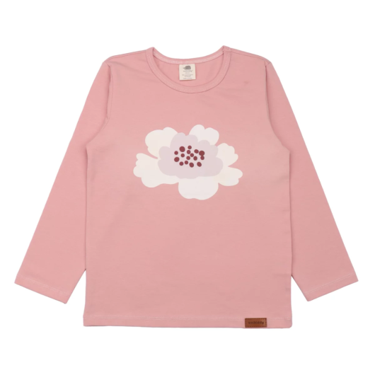 T-SHIRT A MANICHE LUNGHE Mini Flowers WALKIDDY