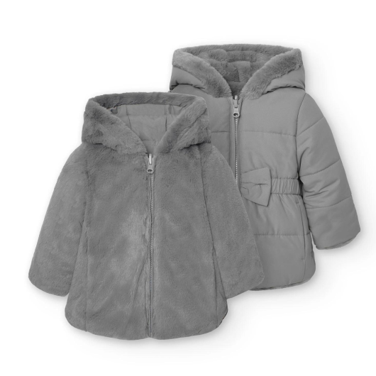 Scarlet&Gray PARKA REVERSIBILE BIMBA BOBOLI