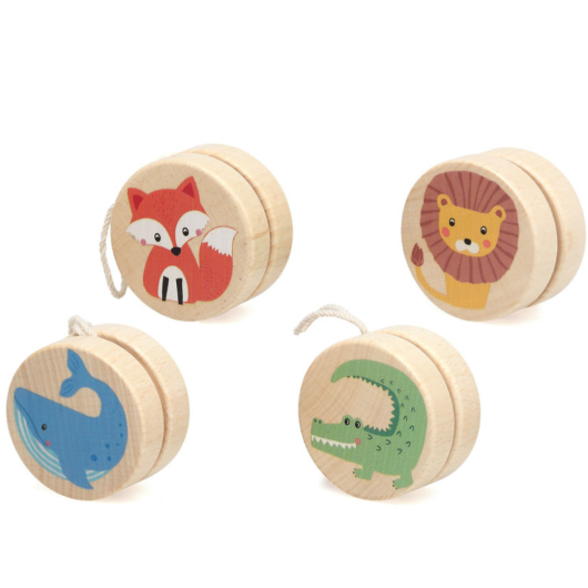 YO-YO in Legno ANIMALI KIOKIDS