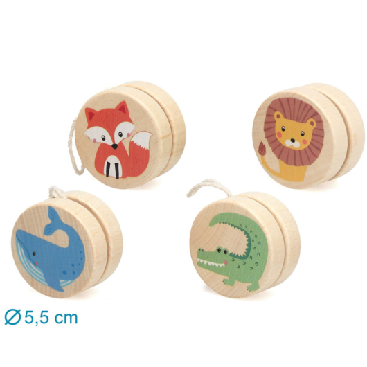 YO-YO in Legno ANIMALI KIOKIDS - immagine 2