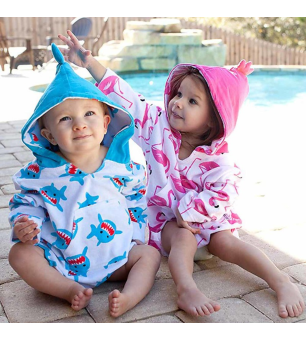 ACCAPPATOIO Baby Cover Up UPF 50+ Tg. 0/12 Mesi ZOOCCHINI