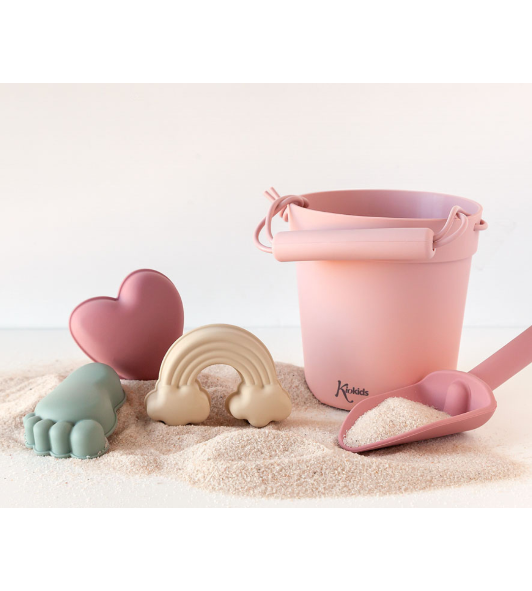 SET SECCHIELLO con GIOCHI DA SPIAGGIA in Silicone KIOKIDS - immagine 3
