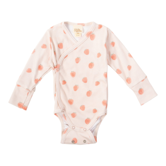 BODY a Maniche Lunghe WOOLY ORGANIC Strawberry Spark