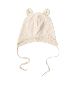 CAPPELLINO BIMBO in Tencel con Orecchie da Orsetto WOOLY ORGANIC