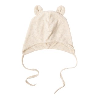 CAPPELLINO BIMBO in Tencel con Orecchie da Orsetto WOOLY ORGANIC
