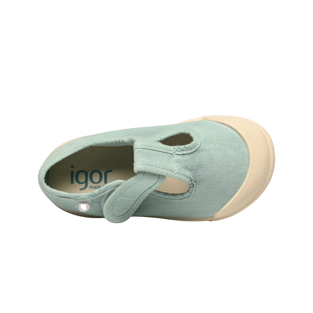 SANDALI di tela Barefoot LONA IGOR Verde Menta - immagine 4