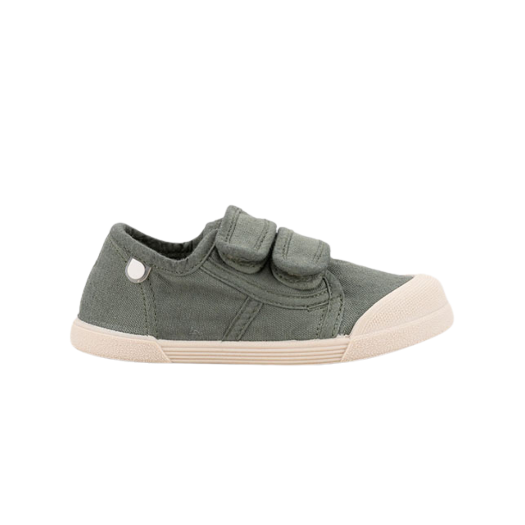 SCARPE di tela Barefoot LONA CHIUSURA A STRAPPO IGOR Kaki - immagine 2
