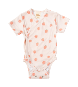 BODY a Maniche Corte WOOLY ORGANIC Strawberry Spark