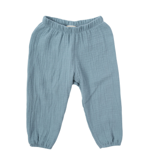 PANTALONE Neonato in Mussola di Cotone WOOLY ORGANIC